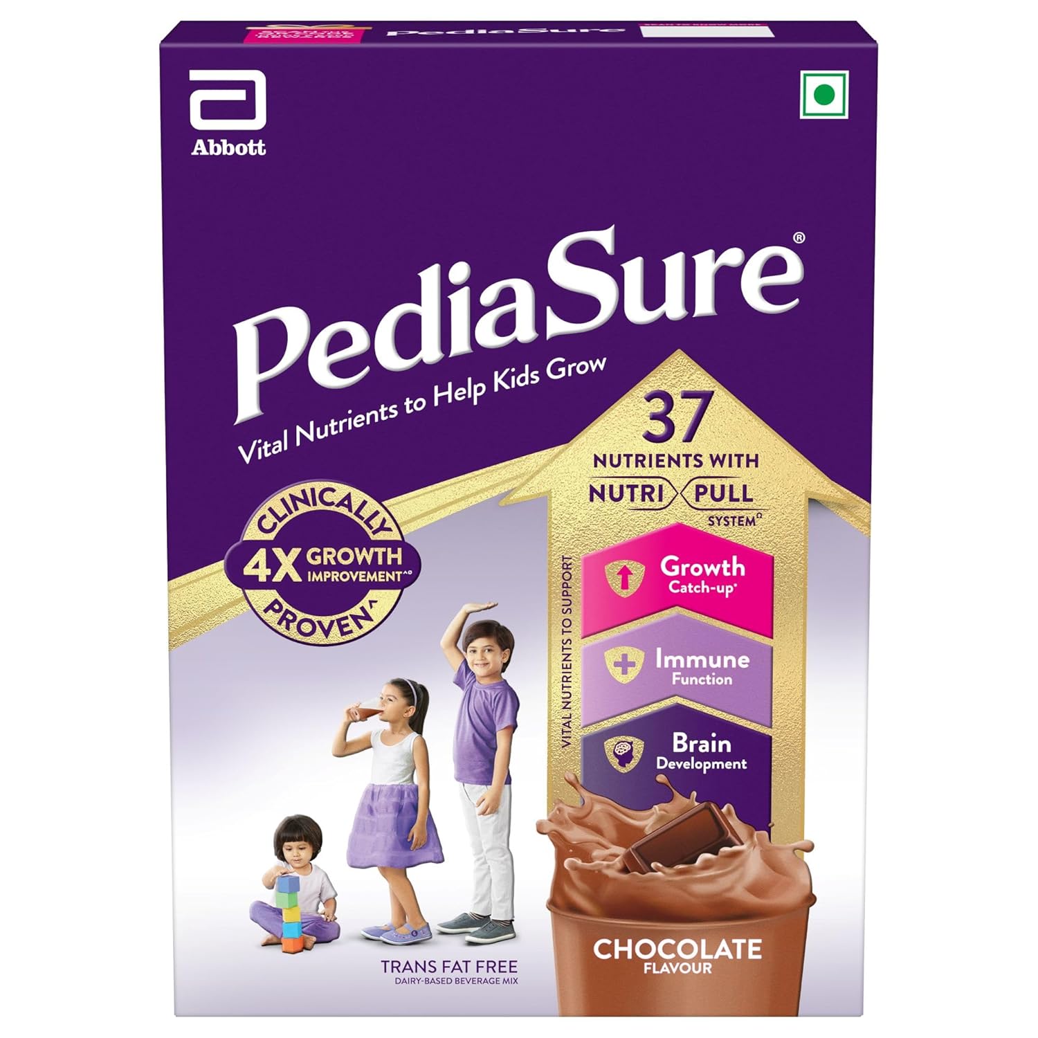 PediaSure - Chocolate Flavored - Health & Nutrition Drink Protein for Kids Growth - 950 gm Vital Nutrients to Help Kids Grow