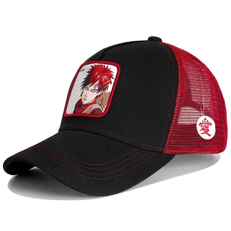 Trucker net hat hat hat style baseball cap high quality naruto new uchiha itachi anime men's ladies hip hop dad adjustment hat
