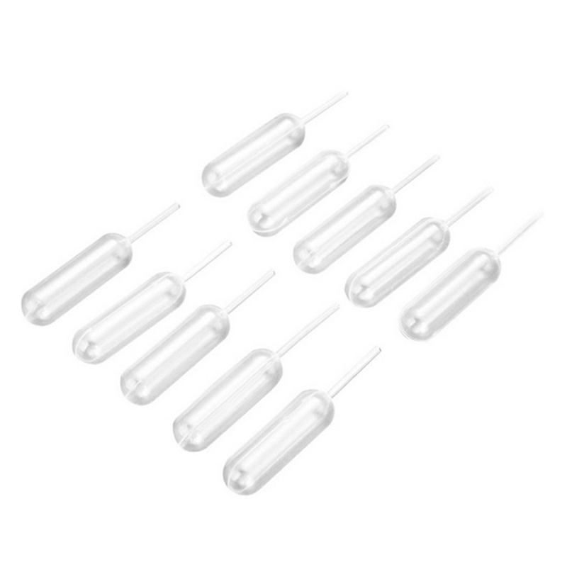 FORIDE 500Pcs 4Ml Plastic Disposable Squeeze Transfer Oils Pipettes Dropper Cream Perfusion DIY Cupcake Pipettes