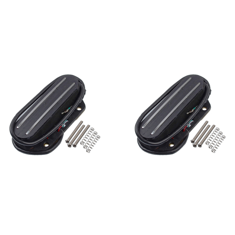 JINMY 2X Guitar Pickup 4 Wire for Electric Guitar Dual Hot Rail Single Coil Humbucker Guitar Parts