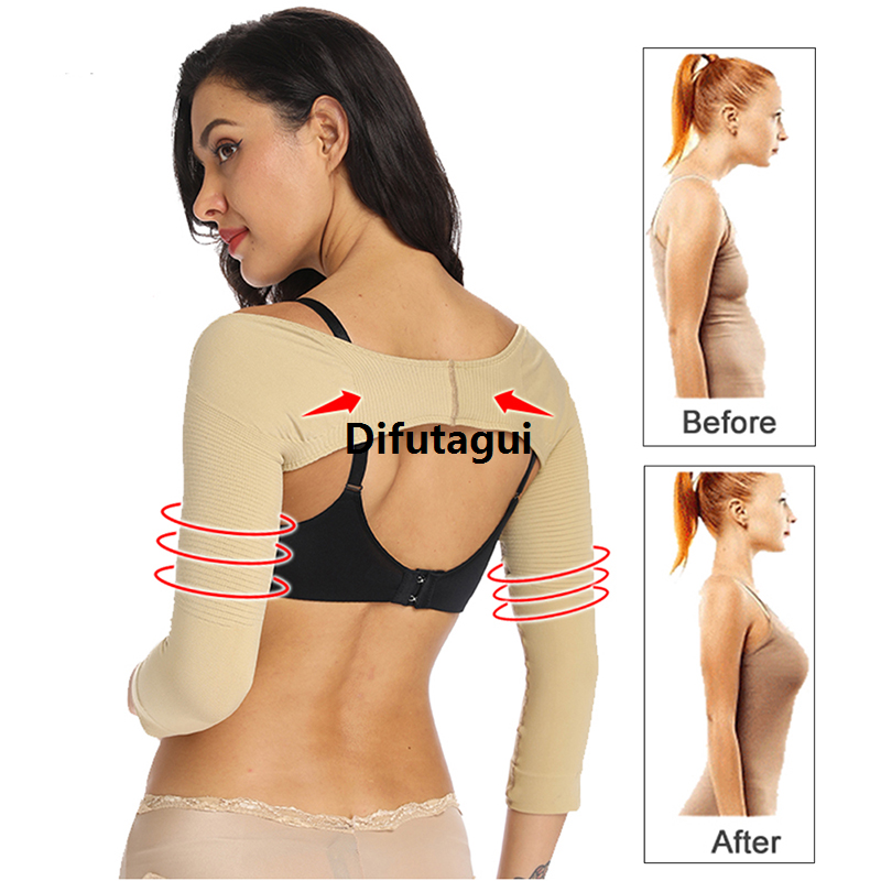Difutagui Women Arm Shaper Back Shoulder Corrector Humpback Posture Corrector Luxury Arm Control Shapewear Arm Compression Slimming Underwear Top