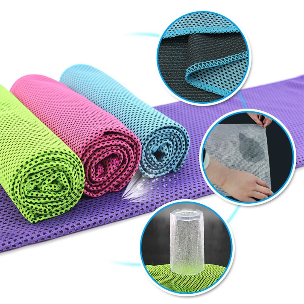 For Gym Workout Gym Accessories For Men Summer Accessories Quick Drying Breathable Outdoor Tools Compressed Sweat Absorption Quick Wipe Sweat Towel Cooling Towel Quick Drying Ice Towel Sweat Towel Gym Towels