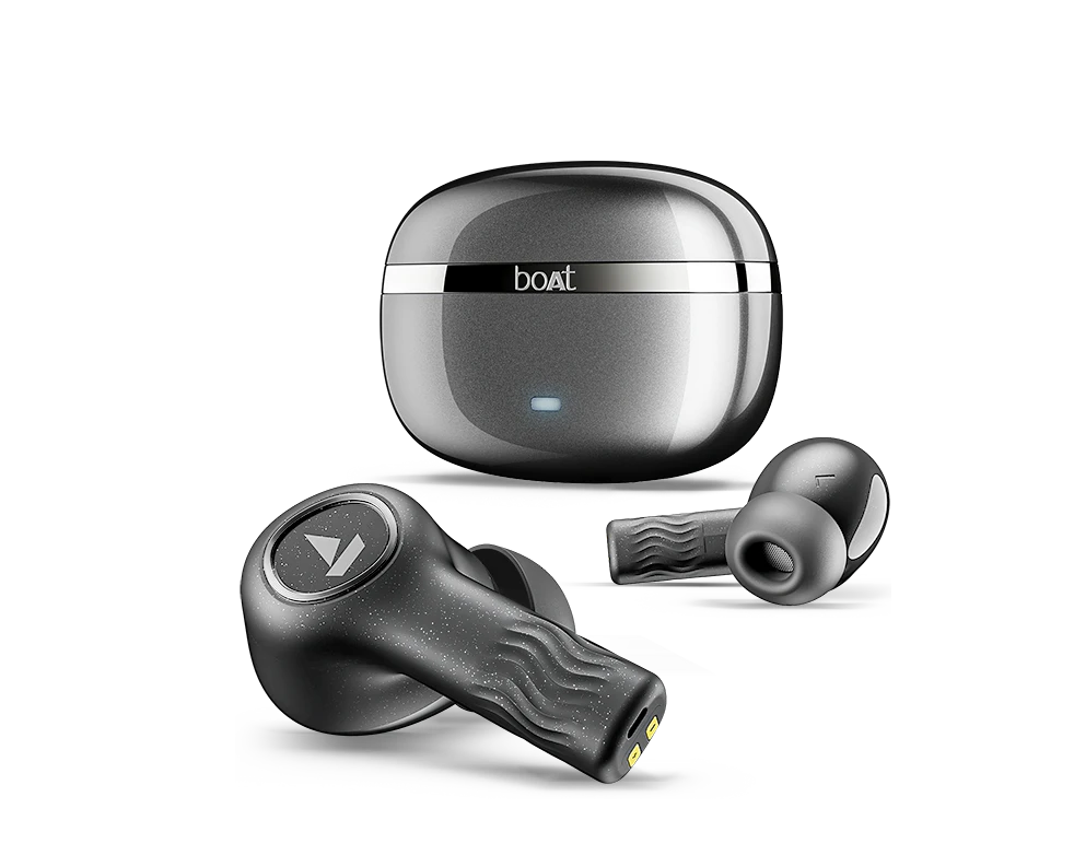 boAt NIRVANA ION ANC | Premium Wireless Earbuds | 120 Hours of Playback | 24 Hrs Long Buds Battery Backup | ANC Upto 32 dB | Dual EQ Modes | App Support