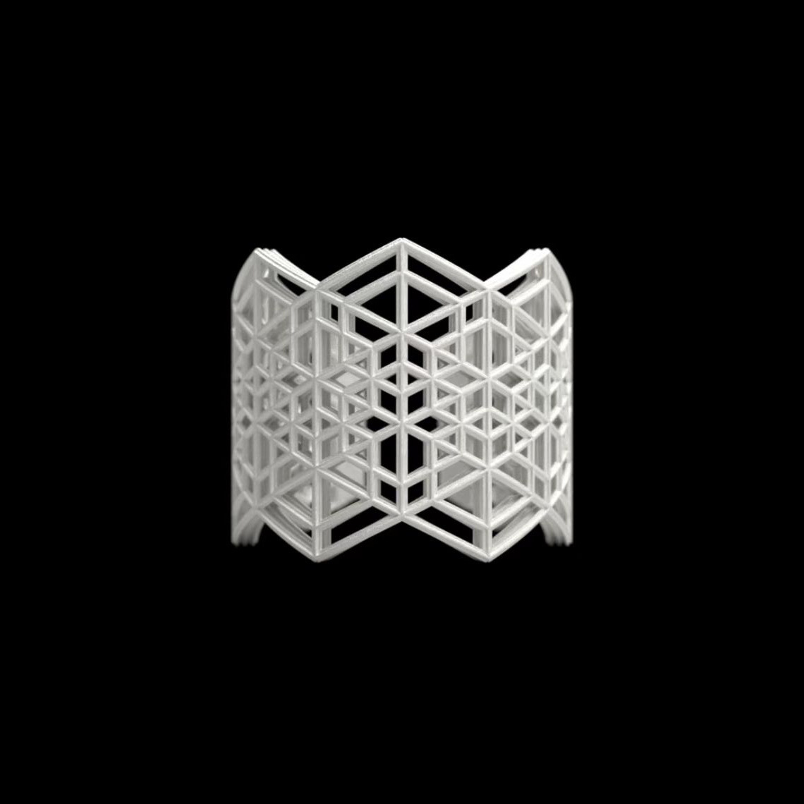 Sale】Blooming Hollow Ring Women's Simple Luxury Open Adjustable Wide Version Ring 2024