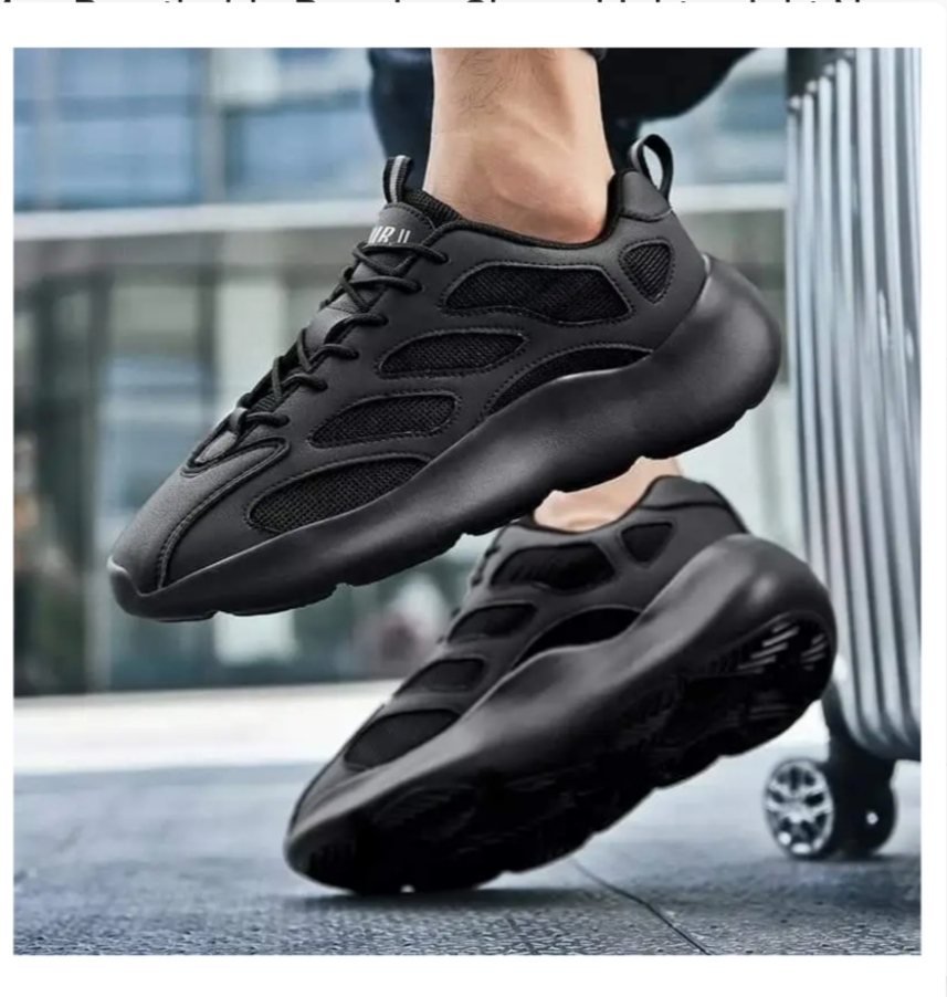 Men Breathable Running Shoes Lightweight Non-slip Sneakers (SPORT)