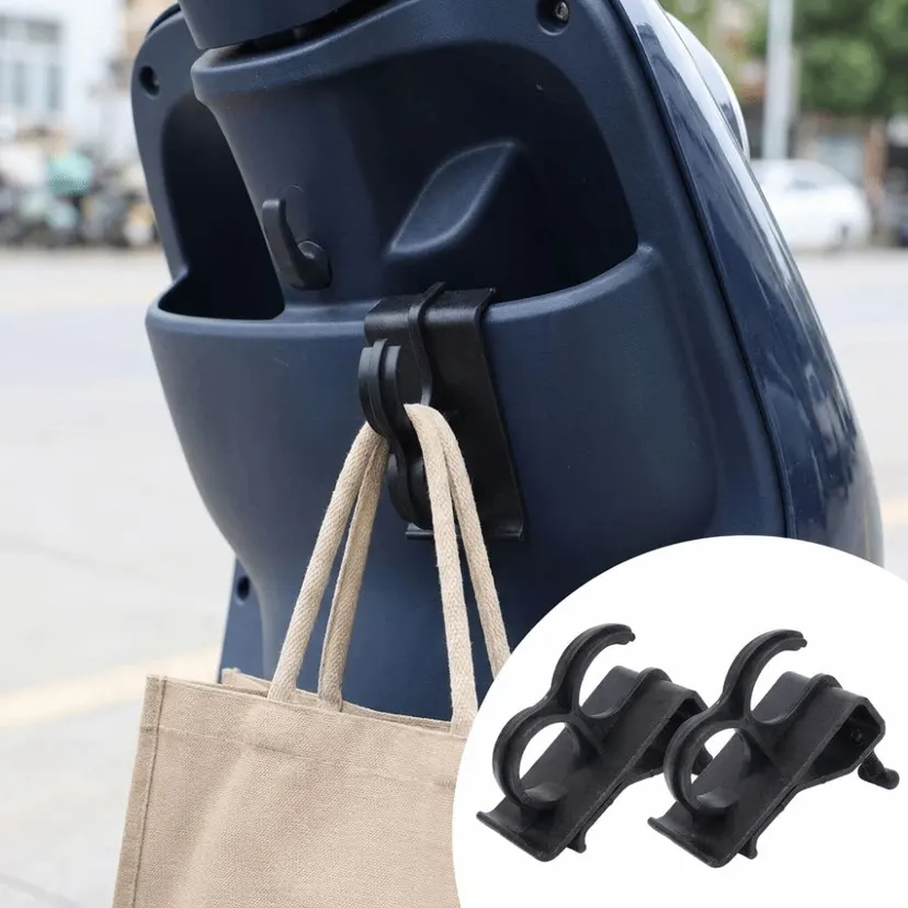 New Rigid Structure Motorcycle Storage Hook Easy Install Heavy Duty Motorcycle Suspension Bracket Universal Storage Accessory Food Delivery