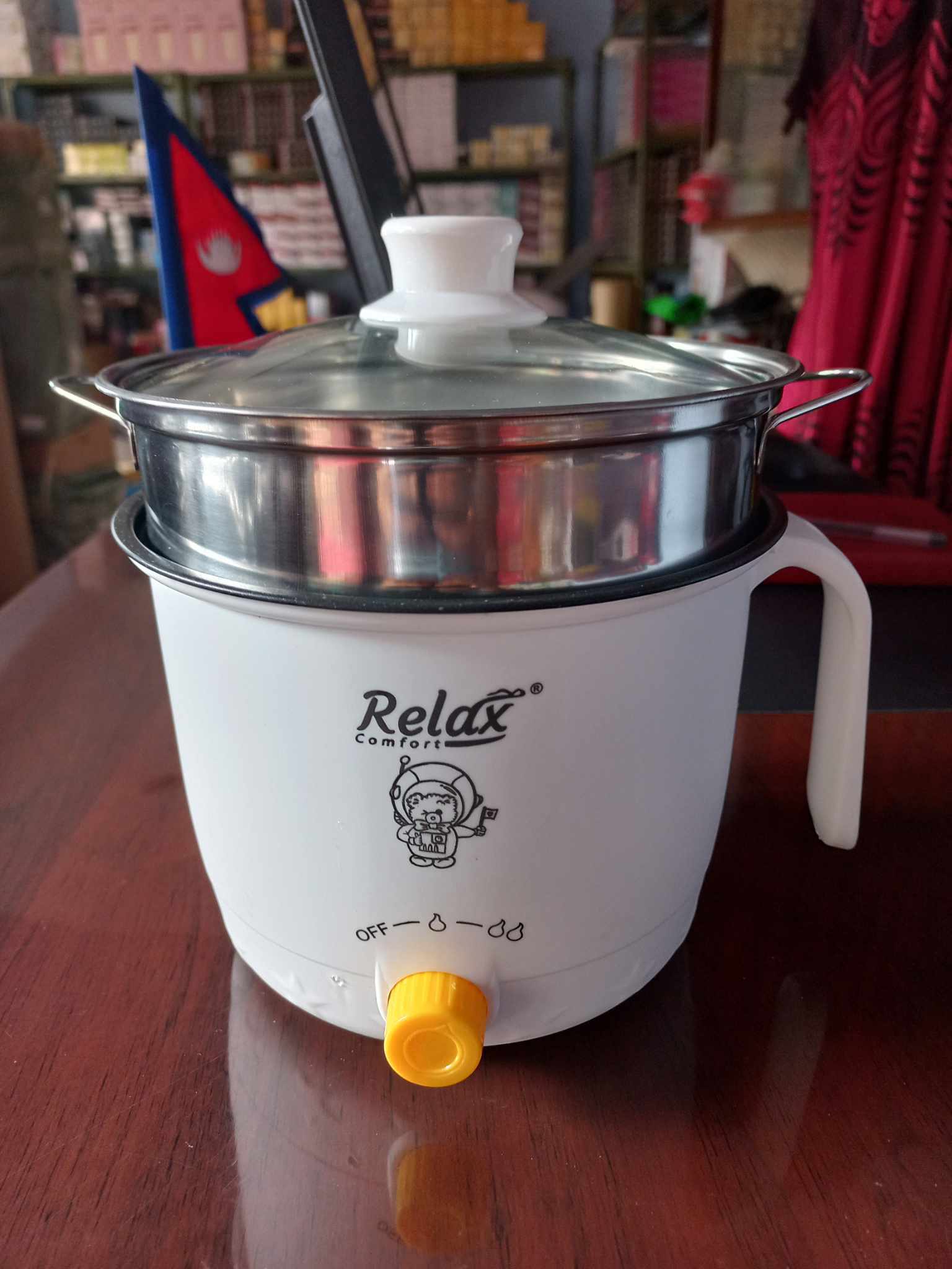 Multifunctional Portable Double Layer Electric Mini Food Steamer