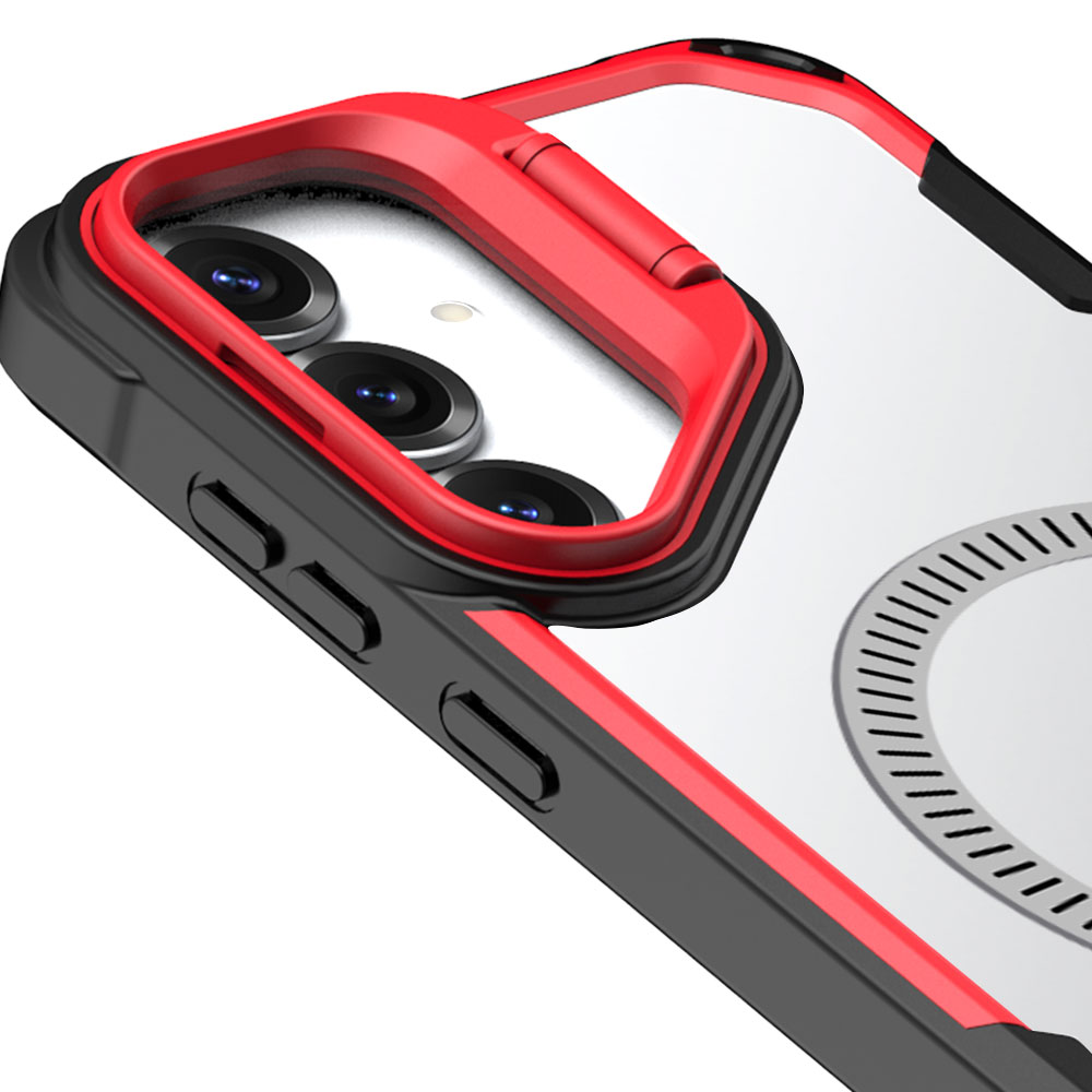 HODON Magnetic Solid Color Border Lens Bracket Phone Case For Samsung S25 Plus Ultra Edge S24 Ultra Plus Bumper Back Cover