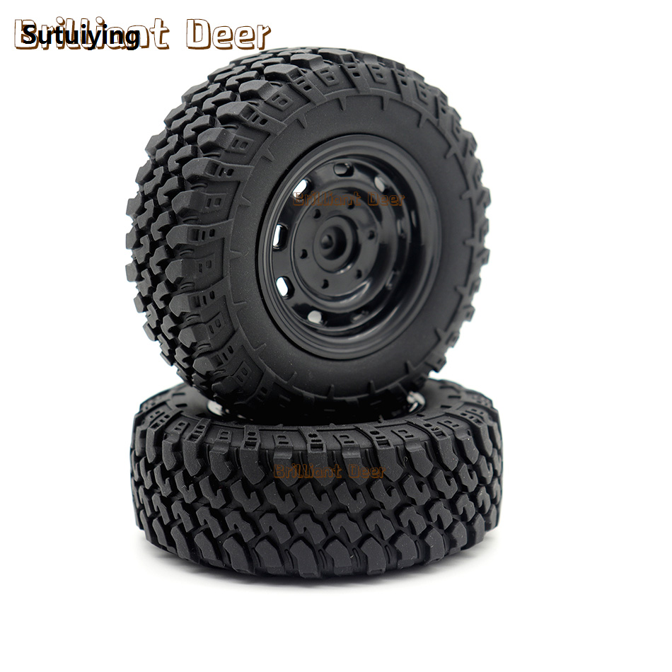 Sutuiying 5mm Hex MN99S Rubber RC Wheels for MN98 MN82, WPL C24-1 B36 D12 Sales promotion C64 D74-1 Off Road Car Upgrade, High-Performance RC Tire