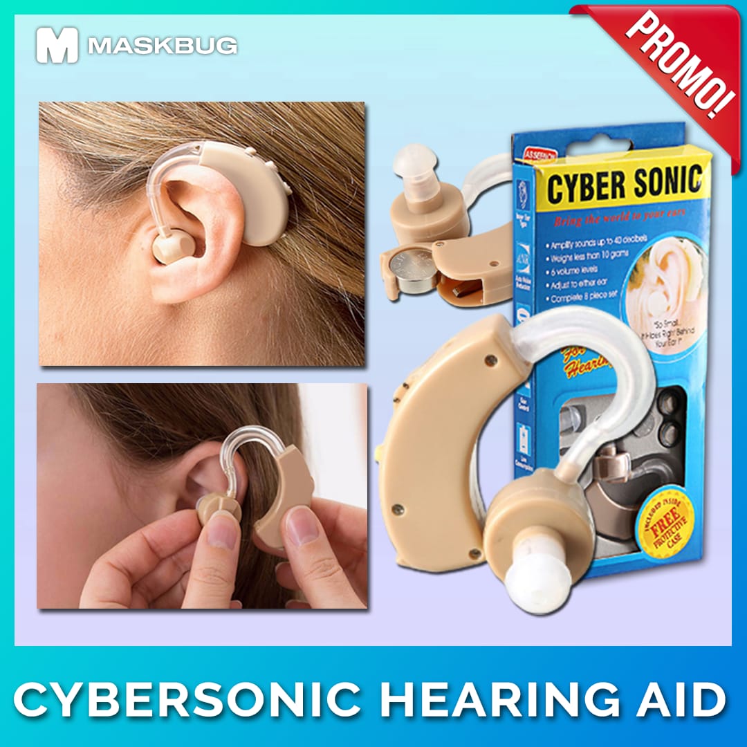 100 %Cyber Sonic BTE Personal Sound Amplifier Ear Device.