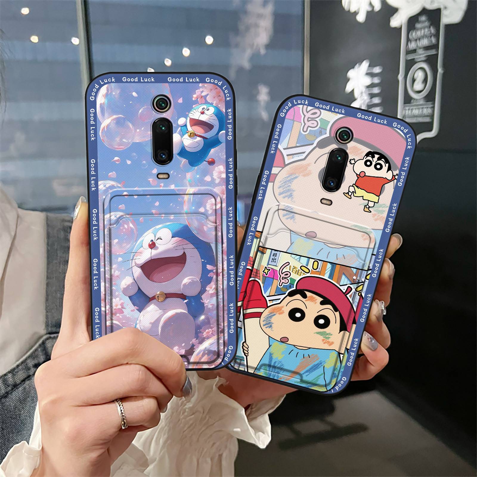 Dirt-resistant Anti-knock Phone Case For Xiaomi Redmi K20/K20 Pro/Xiaomi 9T/9T Pro Cartoon Cute Personality Funny Ring