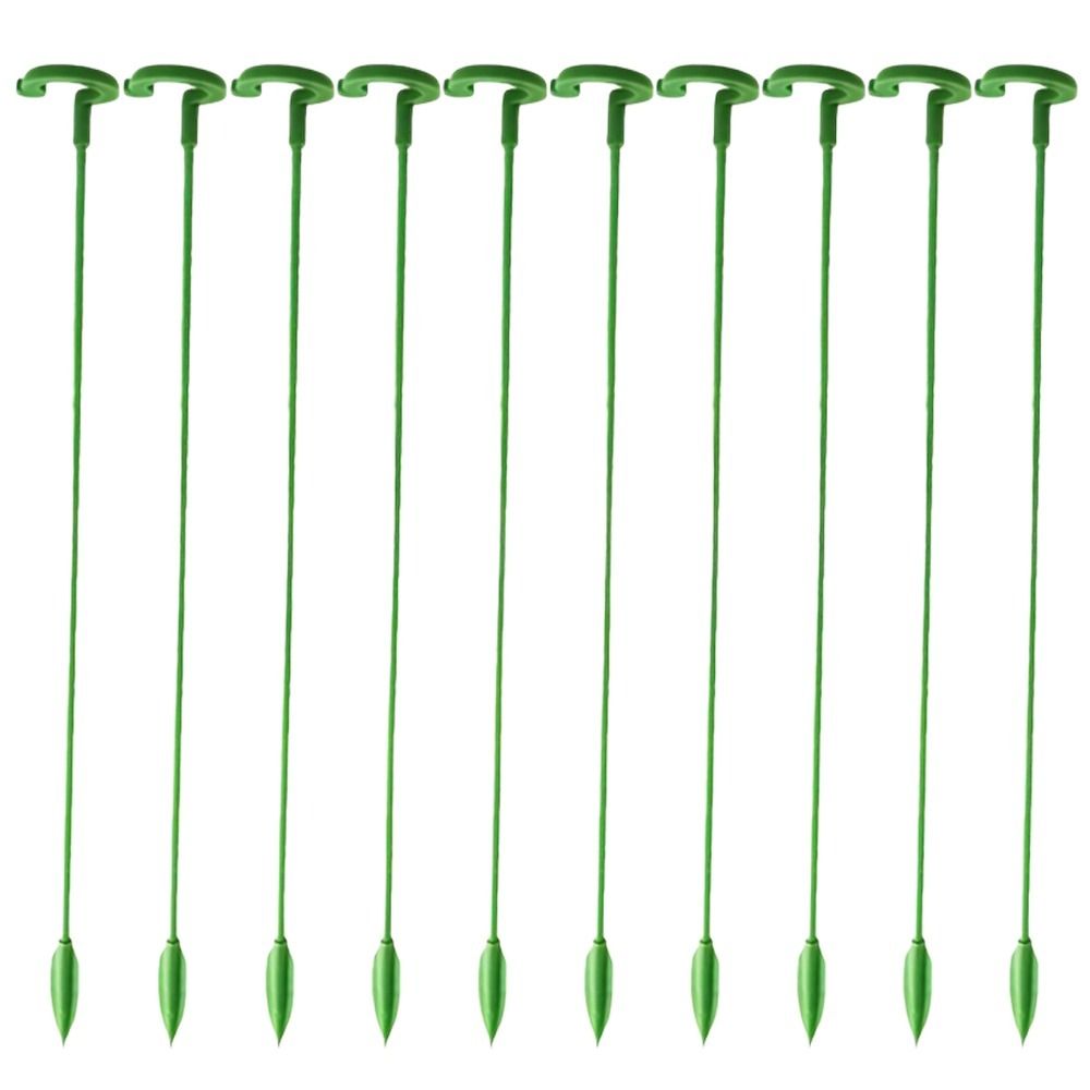 10Pcs Clips Support Rod Supports Stakes Fixed Anti Lodging Bonsai Fixing Tool 3mm Durable Support Stake Ring For Rose Flowers