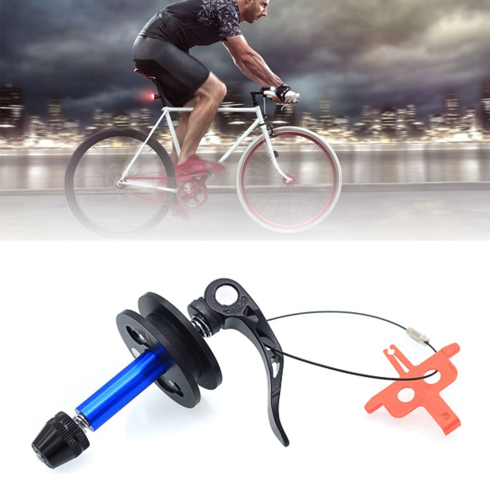 Durable Aluminum alloy Bike Chain Holder Quick Release 108mm Bicycle Chain Keeper Lightweight Bike Dummy Hub Chain Keeper Bike Wheel Holding
