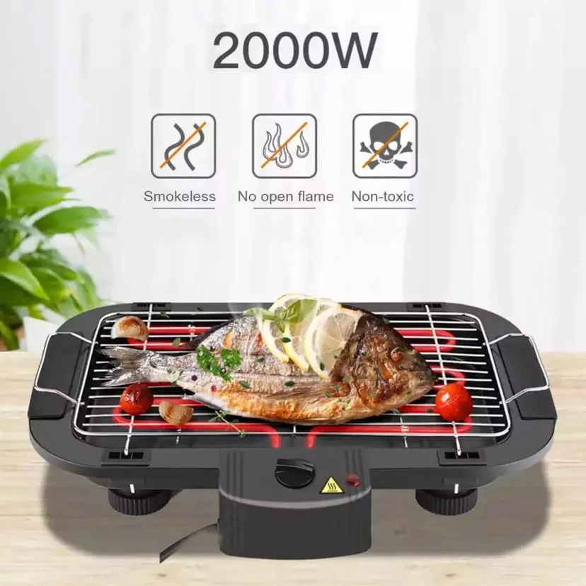 Electric Barbecue Grill And Barbecue Grill Toaster Multi function