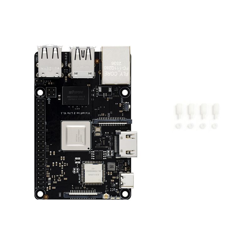 For VisionFive2 Lite RISC-V Development Board JH-7110S Featuring LPDDR4 Memory, 3D GPU, Wi-Fi 6+ BT 5.4 AI StarFive