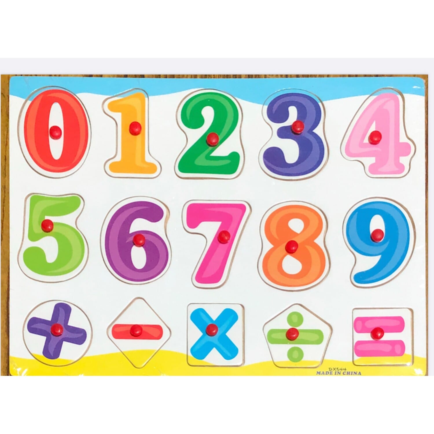 Wooden Puzzle Numbers