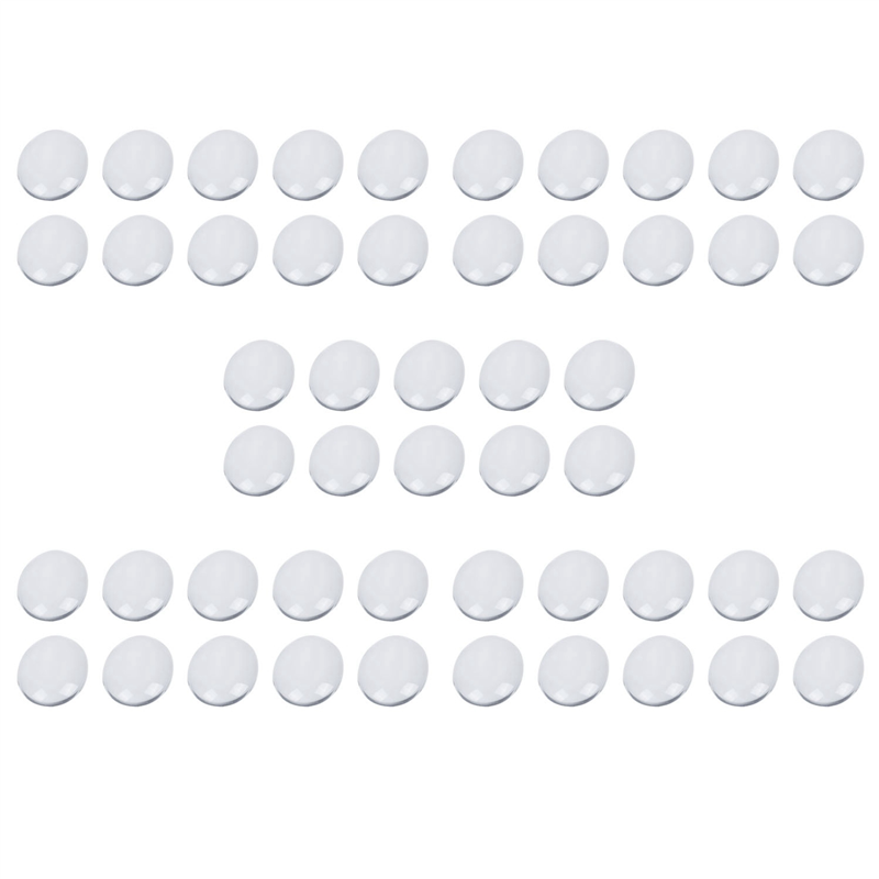 50PCS Oval Crystal Transparent Clear Glass Cabochon Dome Decor 30X40mm