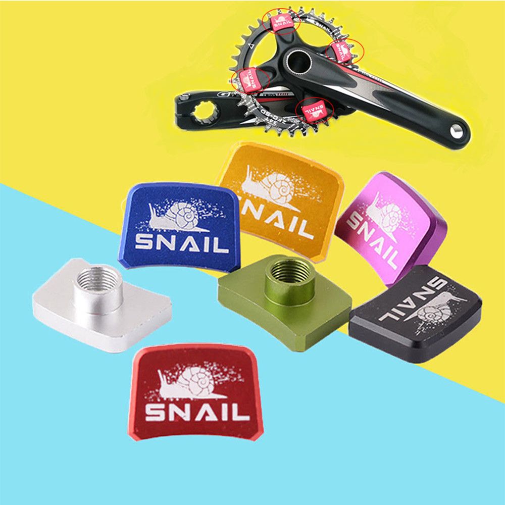1/4PCS 7075 Aluminum Alloy Road Bike Mountain Bicycles Crankset Fixed Bolts Chain Wheel Screws Chainring Cycling Accessories