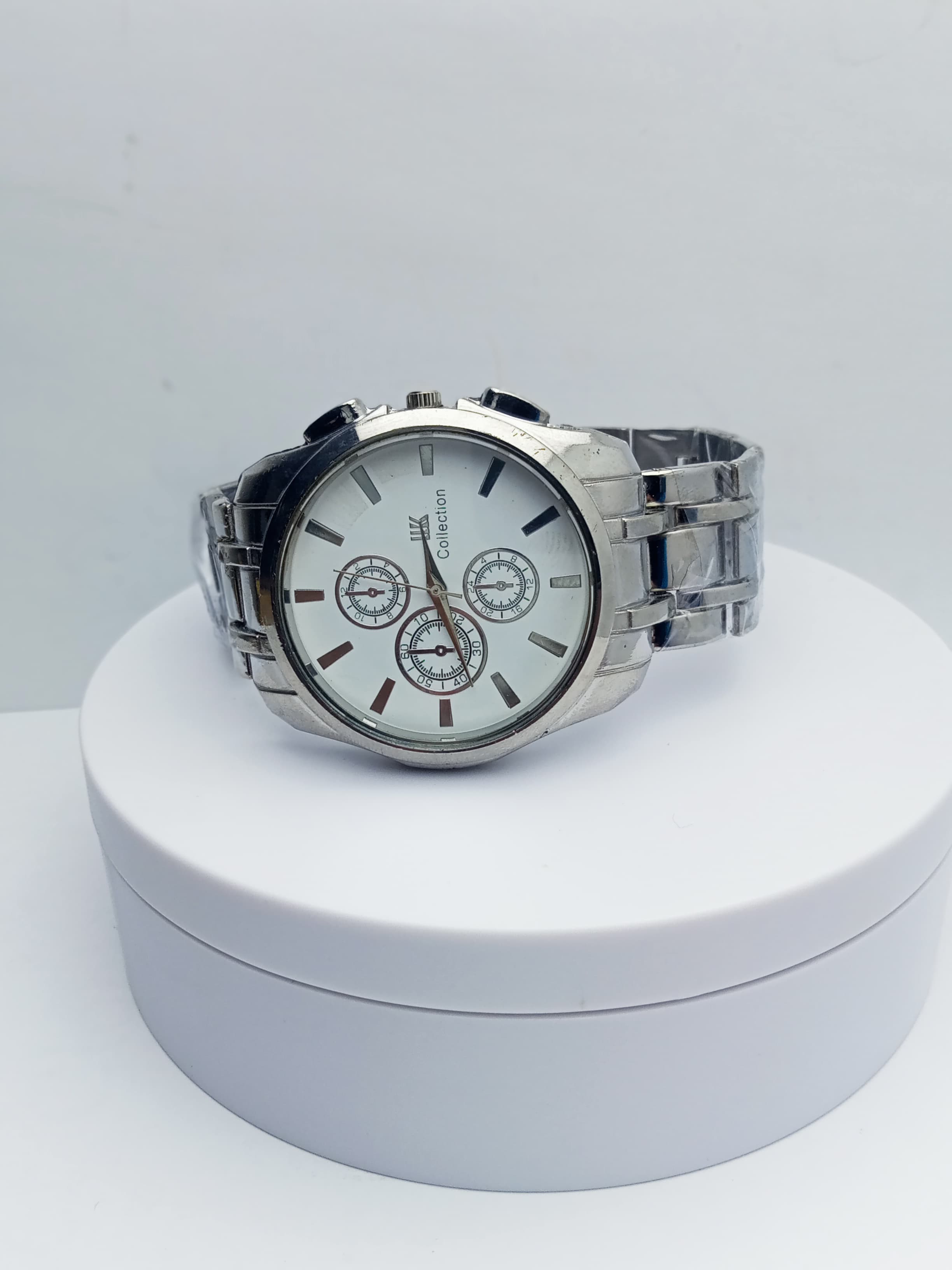 Premium Looks NEw Luxury Best New Attractive 40mm Chain silver Quartz Watch - For Men watch