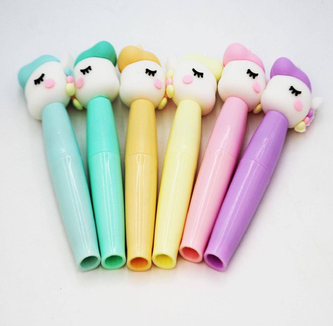 ADITYA JIGREE=1 Set 6 Pcs Mini Fancy Cute Unicorn Little Highlighter Color Marker