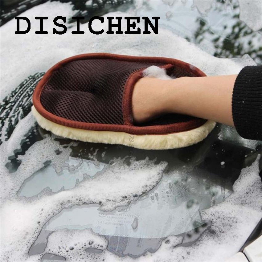 DISICHEN 2025 Car Styling Wool Soft Brush Towel Clean gloves for Cleaning Articles Tv Car Gadget Baseus Official Store