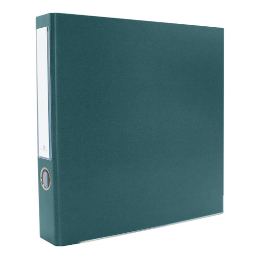 2D Ring Binder File Cardboard | A4 Size | 40mm (1.5inch) Nickel Plated Clip with Gripper Lock | Color may Vary