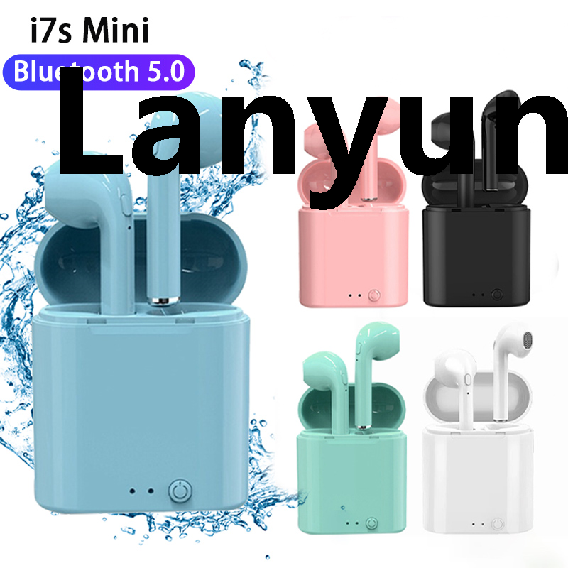 Lanyun TWS i7s I7Mini Wireless Bluetooth Earphone Stereo Wireless Luxury Earbuds Gaming Headset With Charging Box For iPhone Xiaomi