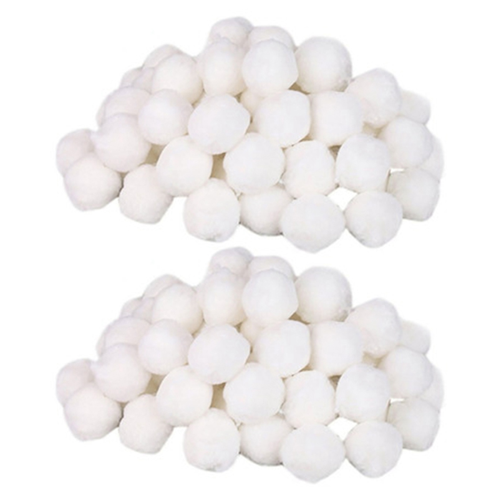 fasdaga 2X Swimming Pools Filter Balls Portable Wet Dry Cotton Canister Clean Fish Tank Filter Material Water Purification Fiber 200g