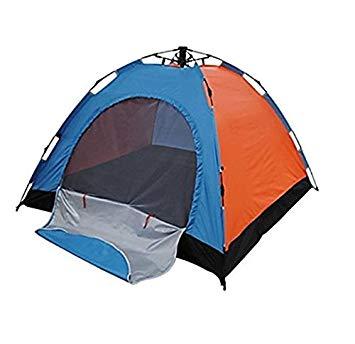 Pop Up Tents, 4 Person Automatic Hydraulic Family Tents, Waterproof Backpacking Tents For Outdoor Sports Camping Hiking Ultralight With Zippered Door And Carrying Bag