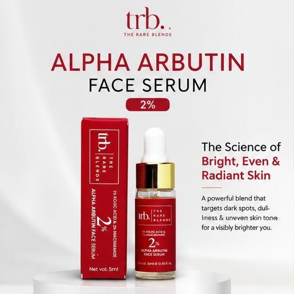 TRB The Rare Blends 2% Kojic Acid Face Serum 1% Alpha Arbutin + 2% Niacinamide 5ml