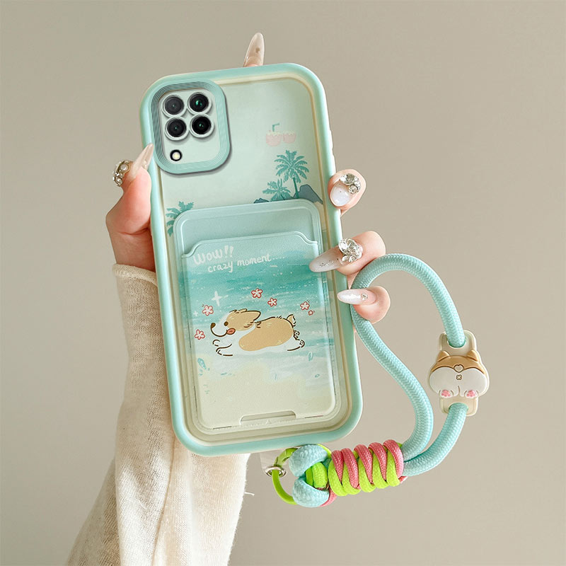 【Get One Free Bracelet】Sroof Case For Huawei Nova 6 SE Nova 7i Y9 Prime 2019 Y9 2019 P40 Lite Honor 9X New card pack of six cute and cuddly pets Phone Case Back Cover