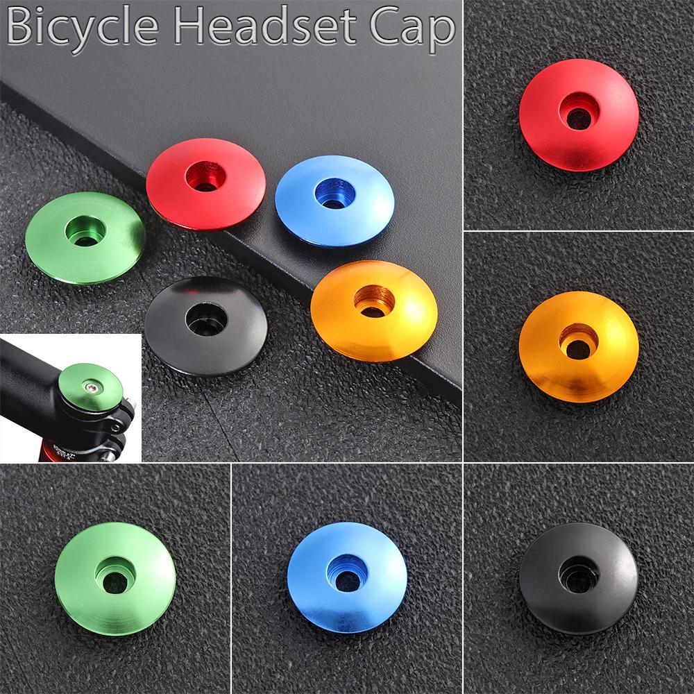 1/2PCS New 28.6MM Cycling MTB Bicycle Headset Caps Mountain Bike Accessories Headsets Stem Parts Top Cap Cover