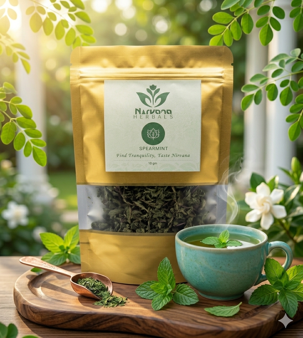 Organic Spearmint Tea 10g - Premium Quality, Caffeine-Free, Refreshing Herbal Tea from Nepal