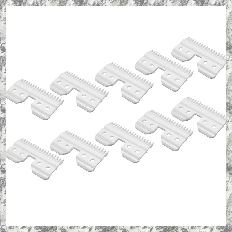 CGearuppt 10Pcs/Lot Replaceable Ceramic 18 Teeth Pet Ceramic Clipper Cutting Blade for A5 Series