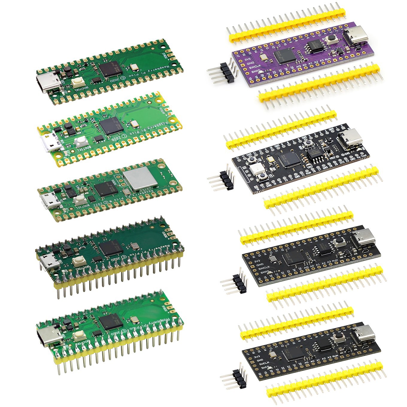 For Raspberry Pi Pico RP2040 Microcontroller Chip Dual-Core Arm Cortex M0+ Processor Low-Power Microcomputers