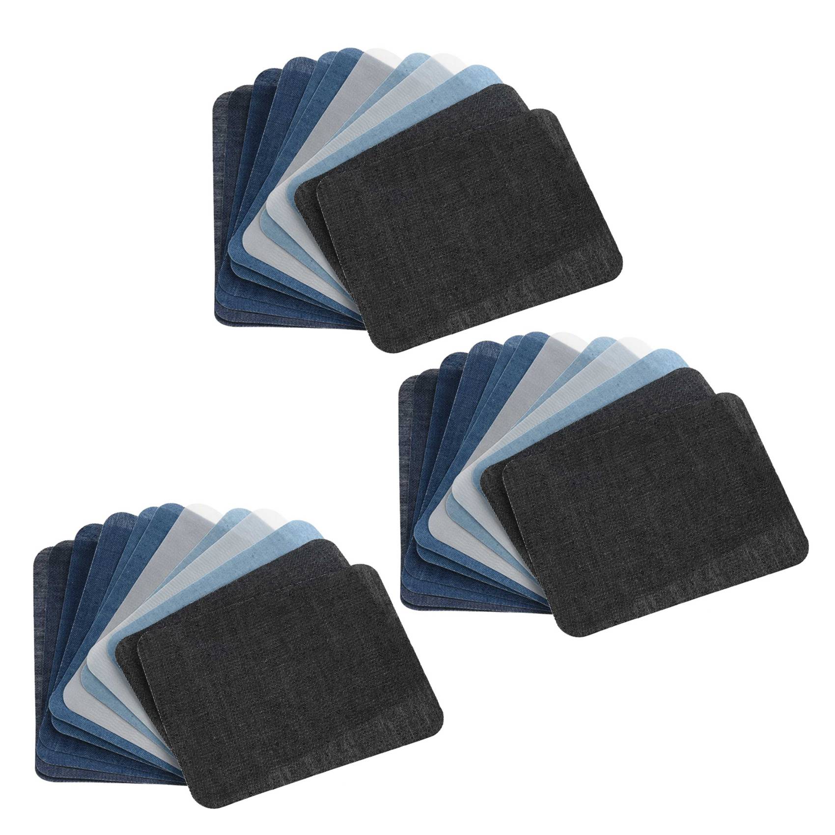 NAMUNY 30Pcs Thermal Sticky Iron on Mending Patches Jeans Bag Hat Repair Decor Design