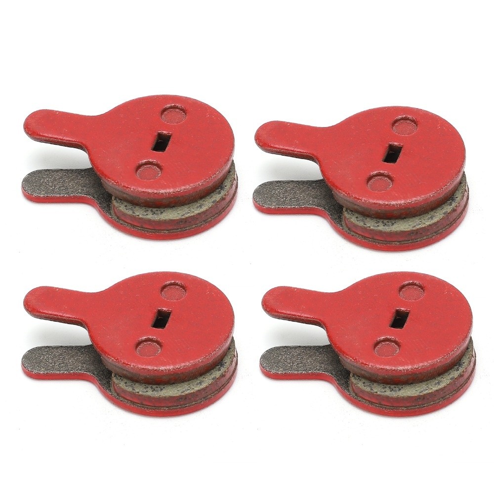 Semi-Metal Disc Pads Ebike Disc Brake Pad Smooth Braking Disc Pads for Ebikes Low Noise Bicycle Brake Pads Mountain Bike Brake Replacement Durable Brake Pads for Outdoor Cycling Scooter Brake Pads