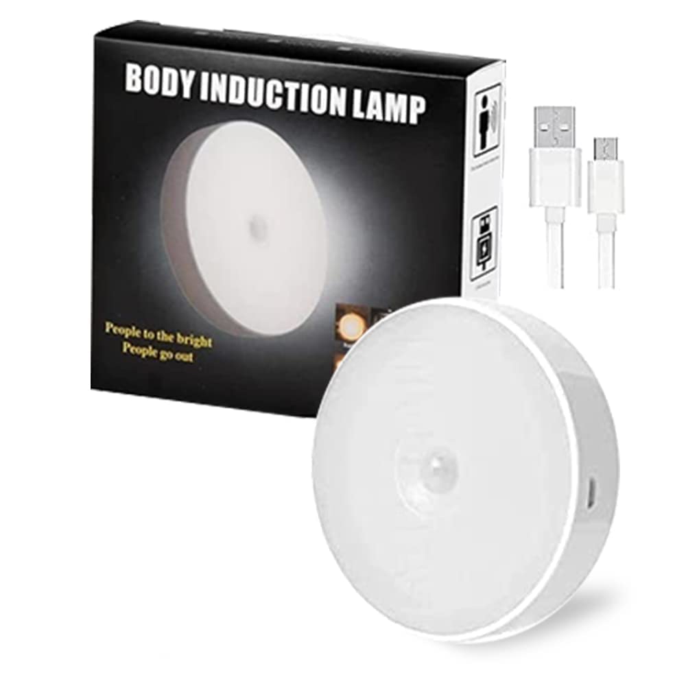 Motion Sensor Light for Home with USB Charging Wireless Self Adhesive LED Magnetic Motion Activated Light Motion Sensor Rechargeable Light