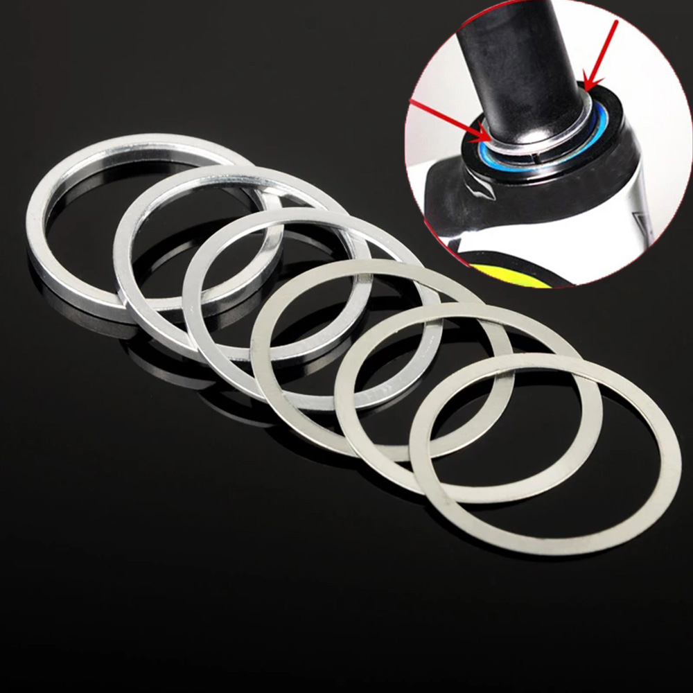 28.6mm 1pcs/5pcs Front fork -/8" Bicycle Headset Handle Bar Spacing Pad Spacer Washer Headset ring