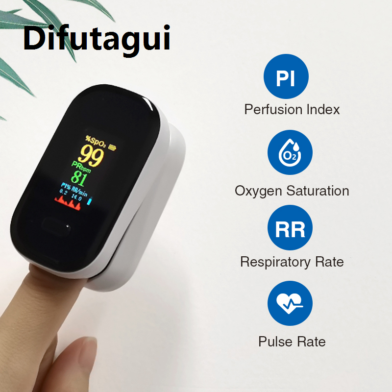Difutagui High Quality Yongrow Medical Finger Pulse Oximeter Blood Oxygen Saturation Meter Heart Rate OLED Oximetro De Dedo Monitor Health Care