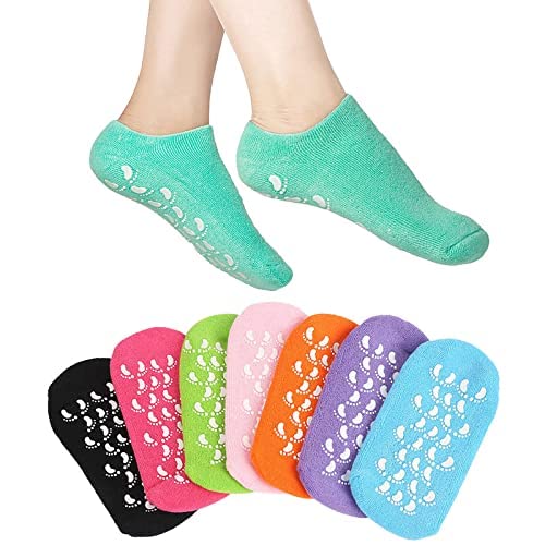 Moisturizing Gel Heel Socks for Cracked Heels | Anti-Slip Soft Silicone Foot Care Socks 1 pair