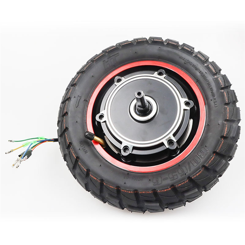 10 Inch Pro800W Motor Driven Wheels Black Electric Scooter with Inner and Outer Tires for Electric Scooter
