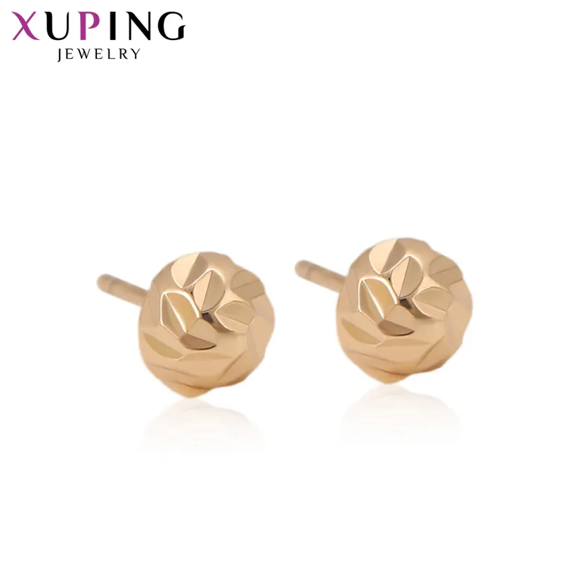 【Happy LifeStore】Earrings Charm Gold Color Plated Studs for Wo Girls Hot Sell Thanksgiving Jewelry Gifts 94372