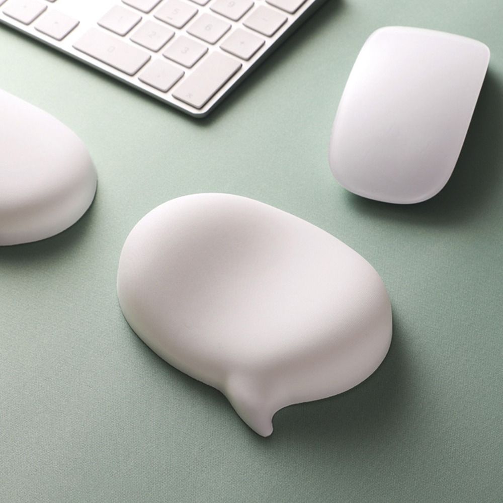 Gaming Mouse Pads Silicone Wrist Support Mouse Pad Comfortable Soft Mouse Wrist Rest Creativity Non-Slip PU Base Cute Wristband Mouse Mat Office Worker