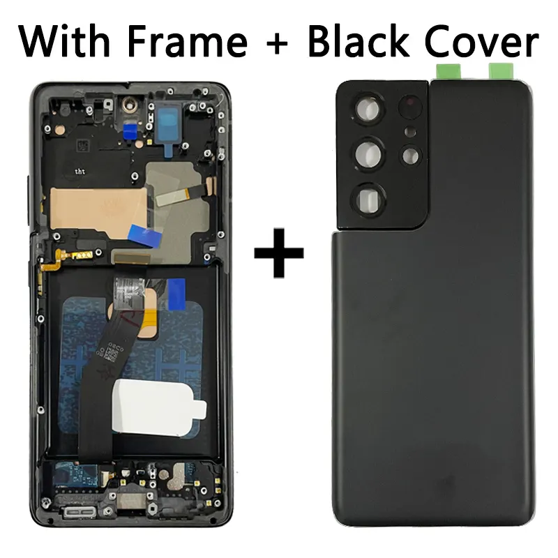 HOT Super AMOLED For Samsung S21 Ultra 5G G998 G998U Display Touch Screen Digitizer For Samsung S21Ultra G998B LCD