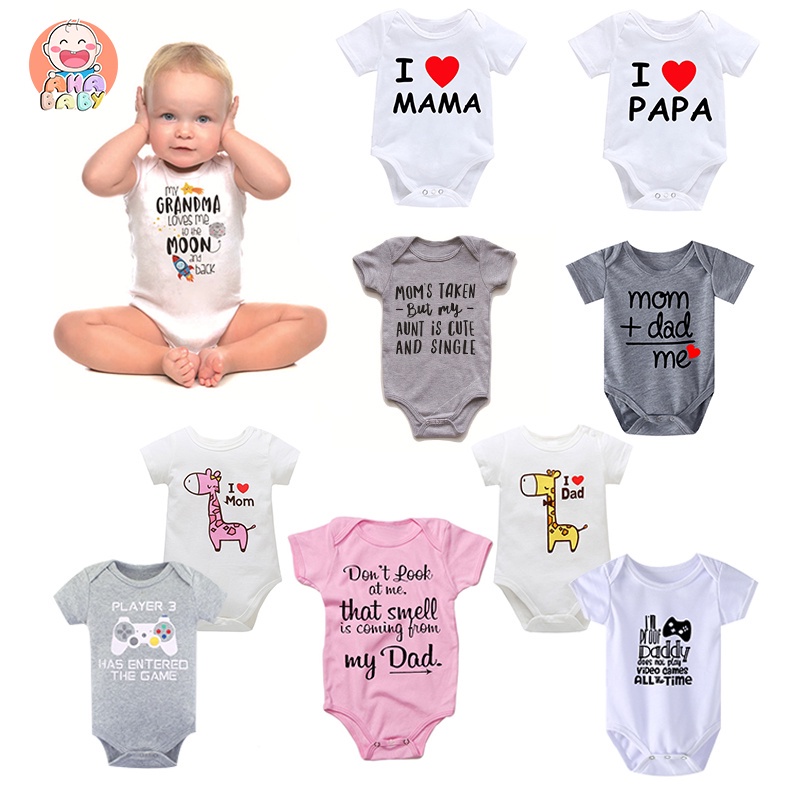 [Ready Stock]Baby-Onesie , Cute Cartoon Print, Popular High-quality Newborn baby romper JP8L