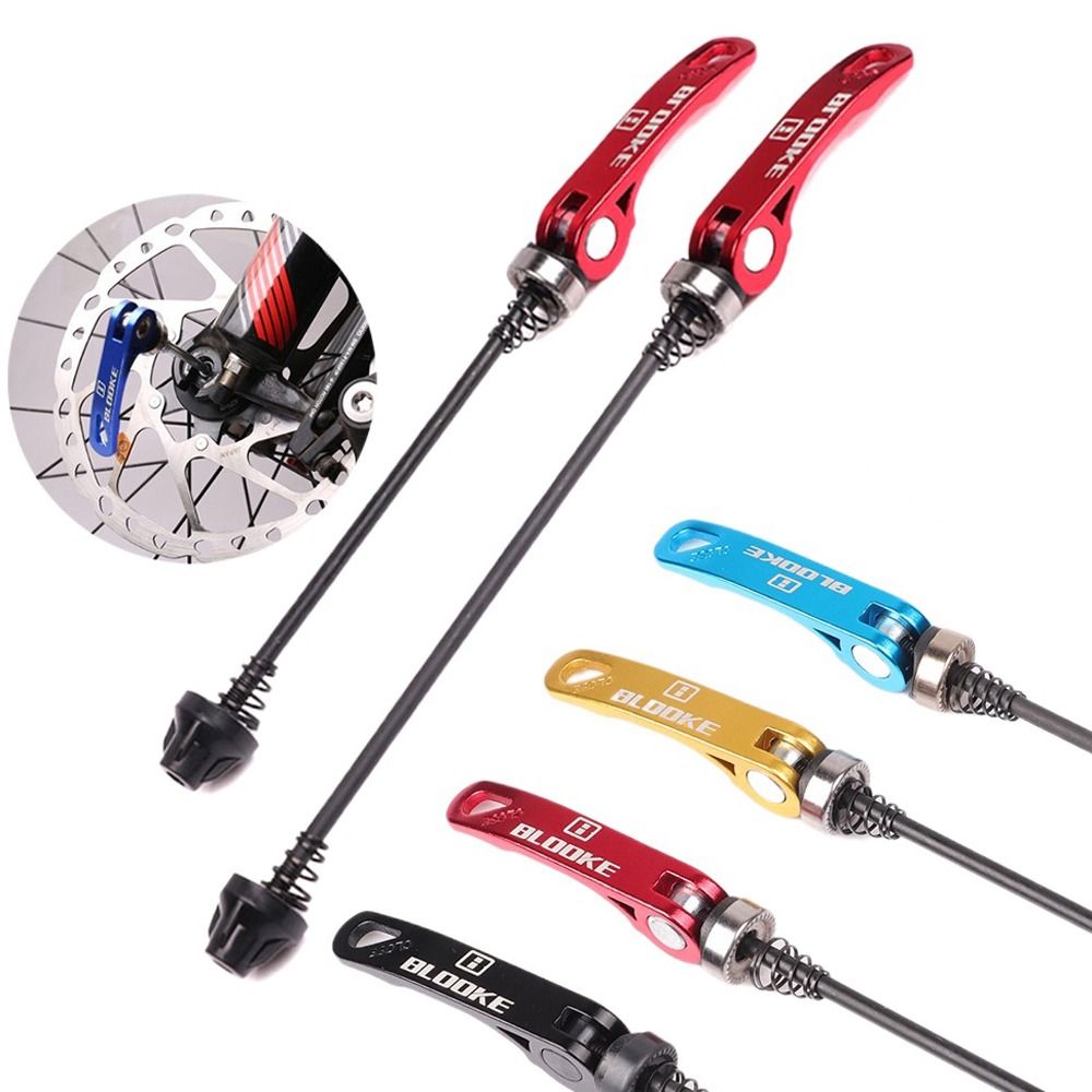 Skewers Quick Release Bicycle Axle Wheel Hub Front Wheel 100mm Rear 135mm Bicycle Hub Quick Release Lever Non-Fading Folding Bike Quick Release Lever Road Bicycle