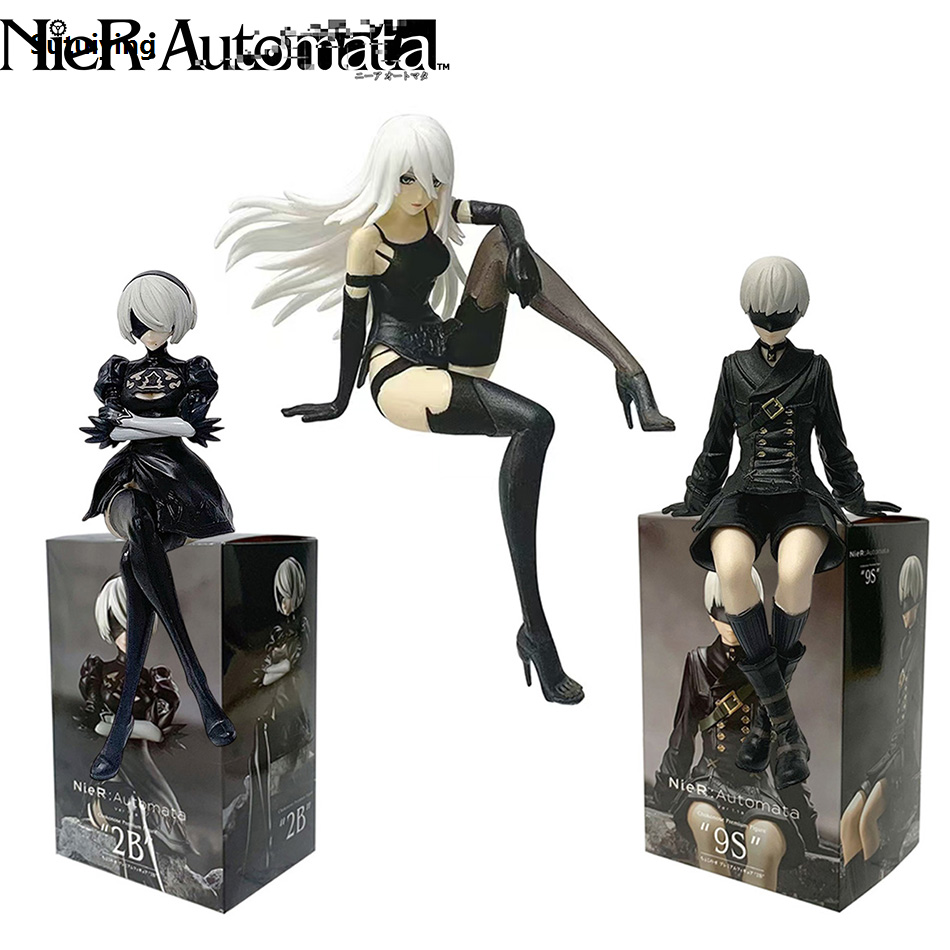 Sutuiying 15Cm Anime Original SEGA Nier:automata Ver1.1A 2B Yorha No. 2 Portable Type B Premium Chokonose-figuur PVC-model verzamelspeelgoed