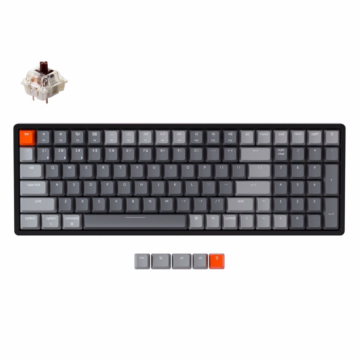Keychron K4 Wireless Mechanical Keyboard RGB Brown