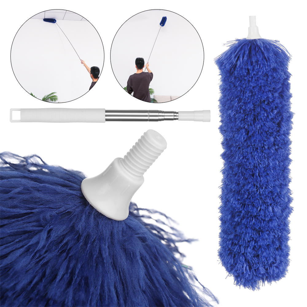 Replaceable High Quality Portable Handhold Car Washer Cleaner Microfiber Duster Duster Plastic Handle Home Cleaning